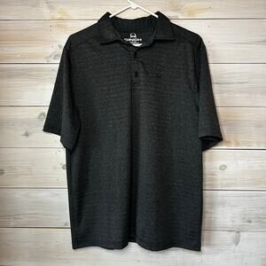 Dark Gray Cinch Polo Men's Large